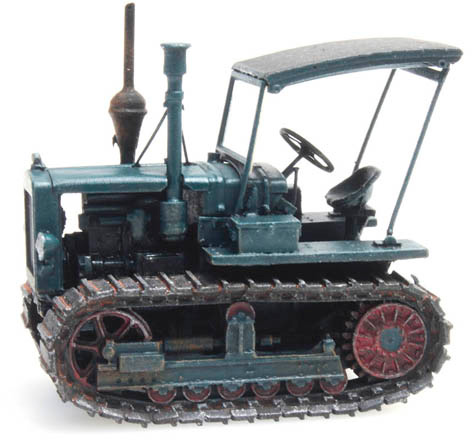 Tracteur à chaînes Hanomag K50 H0 1:87 Modèle fini en résine, peint Artitec 387.400  