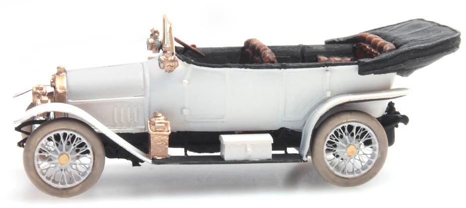 Audi 10/28 Civil blanc H0 1:87 Modèle fini en résine, peint Artitec 387.411  