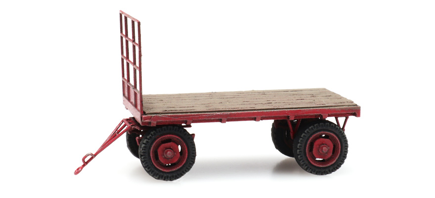 Chariot à pont pour tracteur H0 1:87 Modèle fini en résine, peint Artitec 387.426  