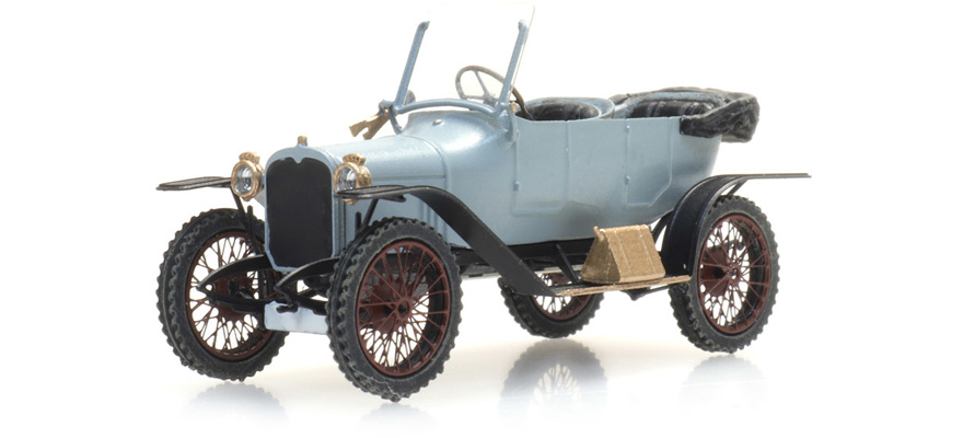 Wanderer Puppchen Capote ouverte H0 1:87 Modèle fini en résine, peint Artitec 387.479  