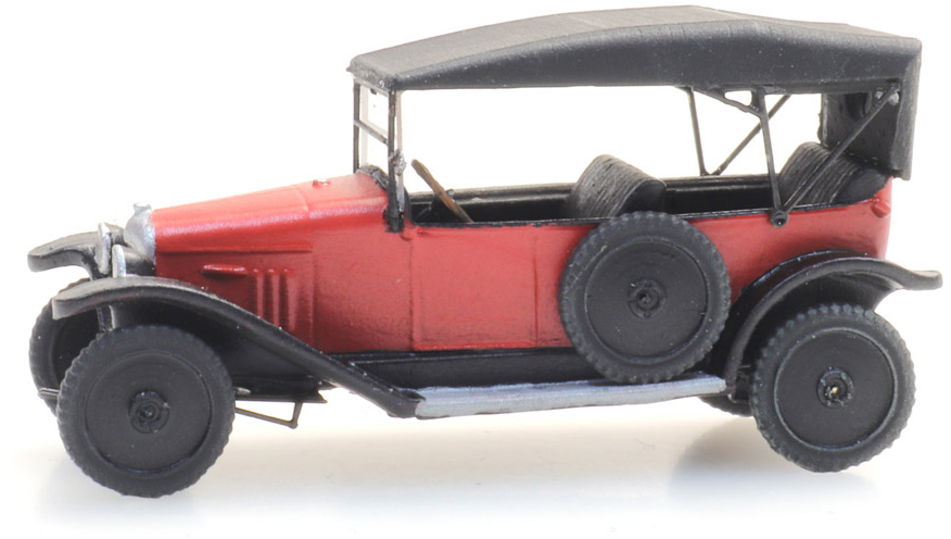 Citroën Type A rouge H0 1:87 Modèle fini en résine, peint Artitec 387.480  