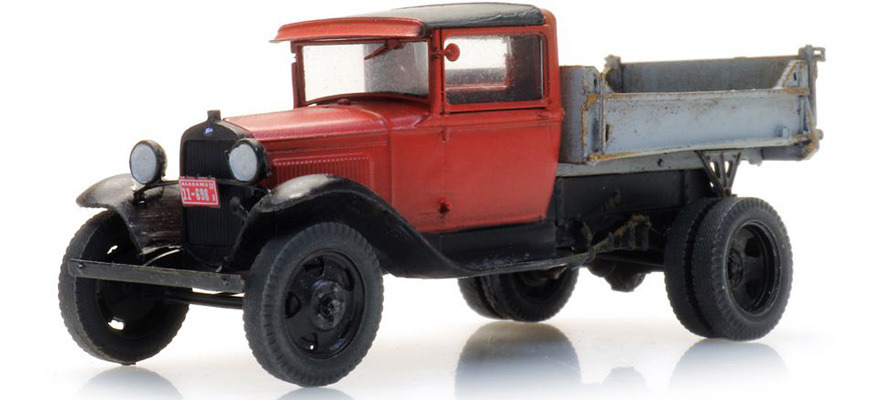 Tombereau Ford Model AA H0 1:87 Modèle fini en résine, peint Artitec 387.503  