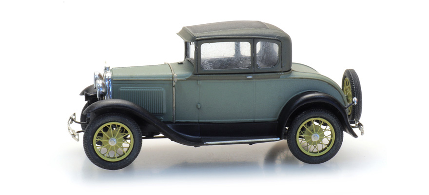Ford Model A Coupe H0 1:87 Modèle fini en résine, peint Artitec 387.526  