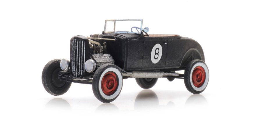 Ford Model A Hot Rod H0 1:87 Modèle fini en résine, peint Artitec 387.530  