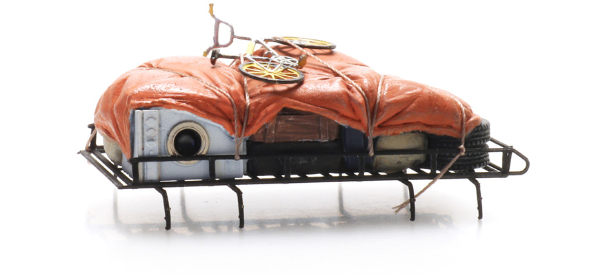 Galeries de toit pour camionnettes H0 1:87 Modèle fini en résine, peint Artitec 387.551  