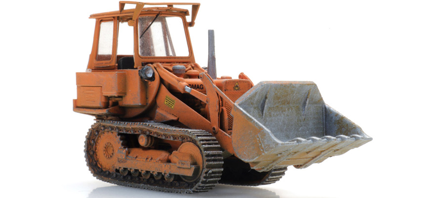 Hanomag K5 chargeur à chenilles fermé H0 1:87 Modèle fini en résine, peint Artitec 387.564  