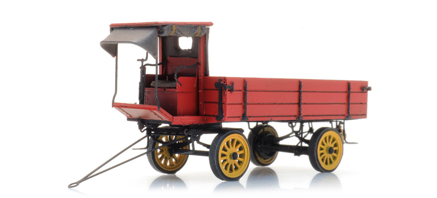 Remorque avec cabine de frein H0 1:87 Modèle fini en résine, peint Artitec 387.569  