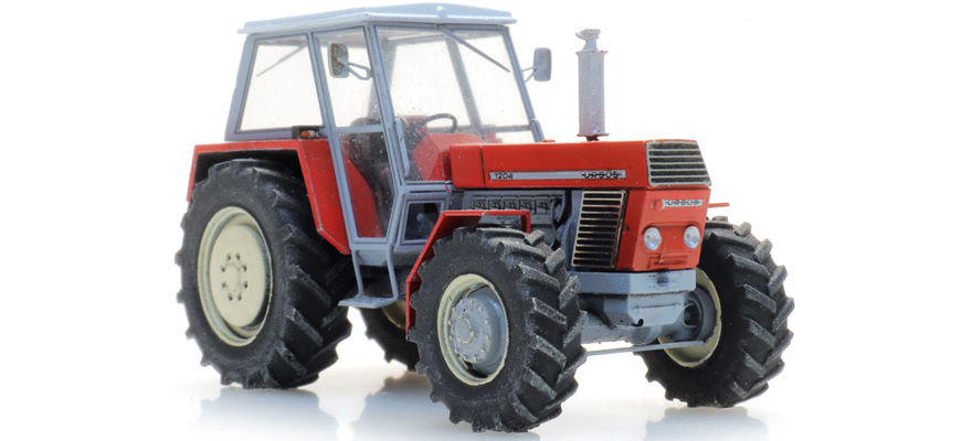Ursus 1204 Tracteur H0 1:87 Modèle fini en résine, peint Artitec 387.572  