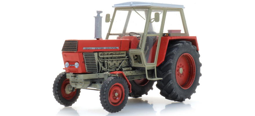 Zetor 12011 Tracteur H0 1:87 Modèle fini en résine, peint Artitec 387.573  