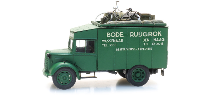 Austin K2 camionnette H0 1:87 Modèle fini en résine, peint Artitec 387.576  