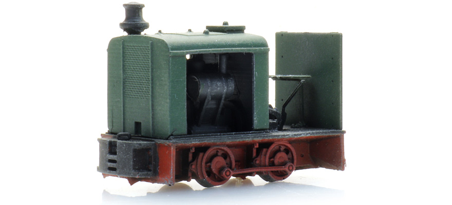 Deutz OME 117F Locomotive de train de campagne H0 1:87 Modèle fini en résine, peint Artitec 387.578  