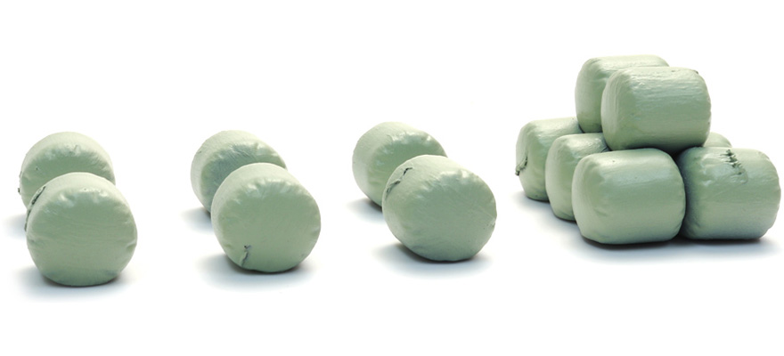 Balle de silo verte H0 1:87 Modèle fini en résine, peint Artitec 387.617  