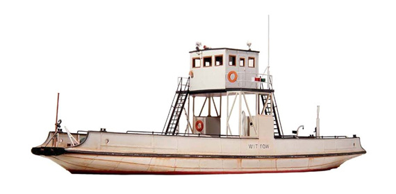 Ferry Wittow H0 1:87 Modèle de bateau kit Résine (PU), non peint Artitec 50.112  