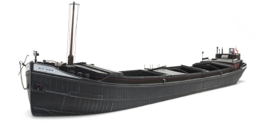 Bateau rhénan Kempenaar H0 1:87 Modèle de bateau kit Résine (PU), non peint Artitec 50.133  