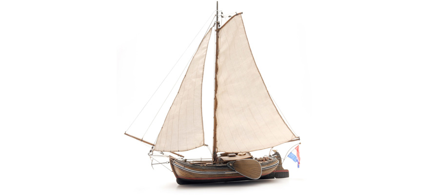 Bateau de plaisance Boeier H0 1:87 Modèle de bateau kit Résine (PU), non peint Artitec 50.142  