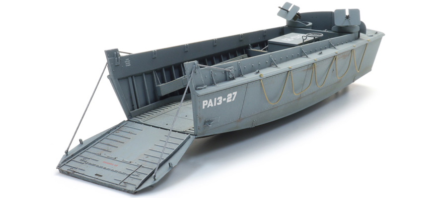US/UK LCVP landing craft full hull H0 1:87 Modèle de bateau kit Résine (PU), non peint Artitec 50.156  
