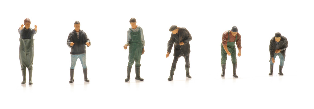 Marins dans le port (6x) H0 1:87 Modèle fini Figurines, peintes Artitec 5870007  