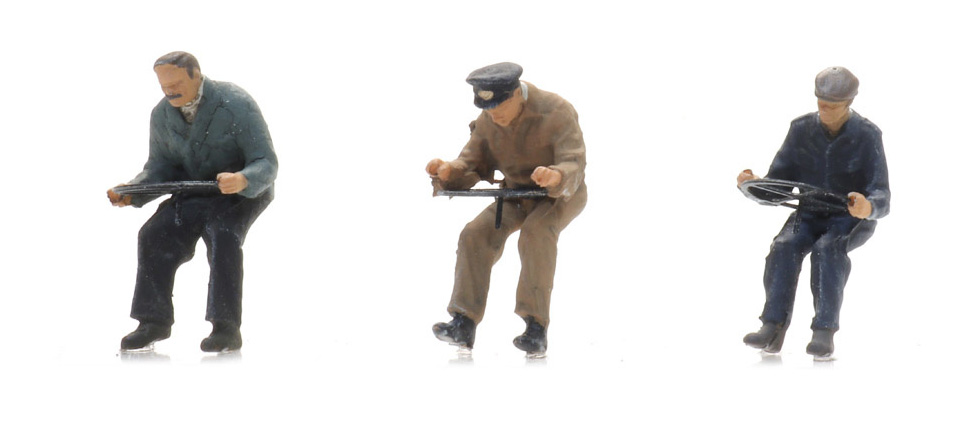 Conducteur de camion 1940 - 1970 (3x) H0 1:87 Modèle fini Figurines, peintes Artitec 5870011  