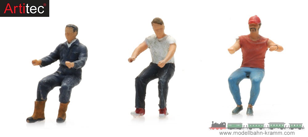 Conducteur de camion 1970 - 2000 (3x) H0 1:87 Modèle fini Figurines, peintes Artitec 5870012  