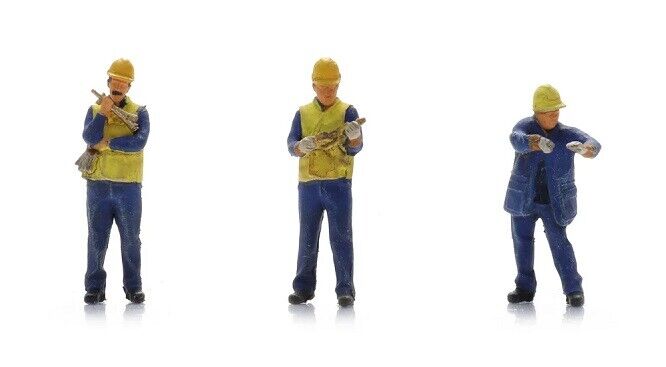 Travailleurs des chemins de fer 1970-90 (3x) H0 1:87 Modèle fini Figurines, peintes Artitec 5870035  