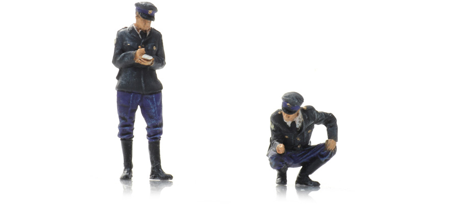 Police du Reich (2x) H0 1:87 Modèle fini Figurines, peintes Artitec 5870057  