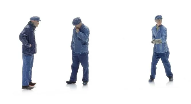 SNCF Chargement d'eau (3x) H0 1:87 Modèle fini Figurines, peintes Artitec 5870070  