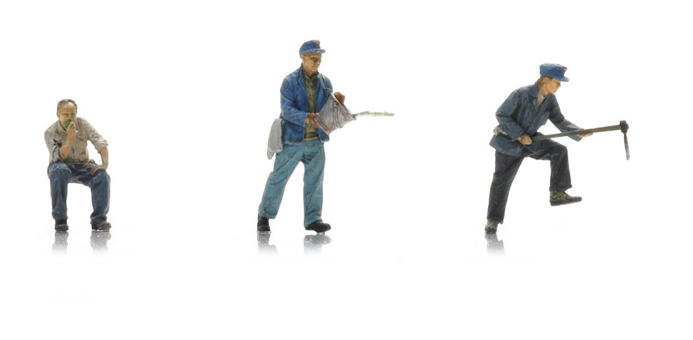 DR Personnel de dépôt Beauté (3x) H0 1:87 Modèle fini Figurines, peintes Artitec 5870083  