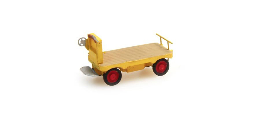 Diable électrique pour quai de gare jaune N 1:160 Modèle fini en résine, peint Artitec 316.13-YW  