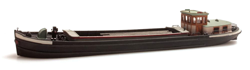 Péniche rhénane 120 tonnes N 1:160 Modèle fini en résine, peint Artitec 316.25  