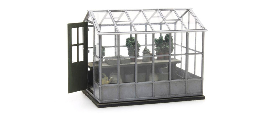 Serre N 1:160 Modèle fini en résine, peint Artitec 316.050  