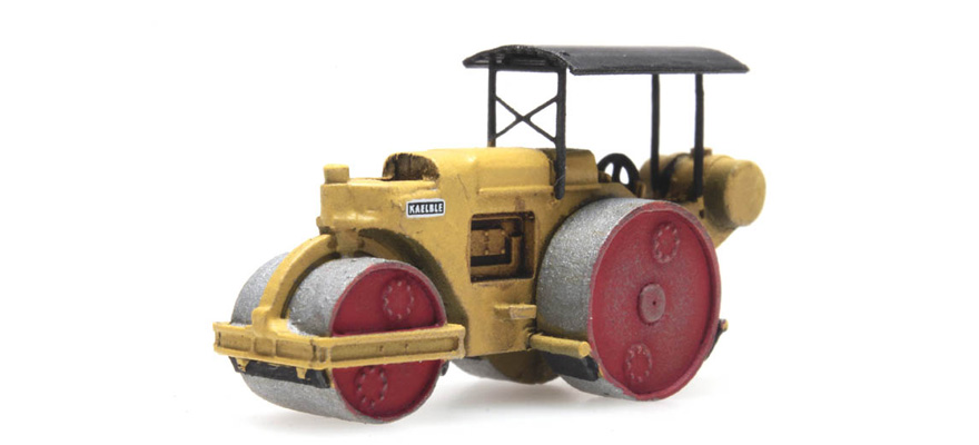 Rouleau "Kaelble" jaune N 1:160 Modèle fini en résine, peint Artitec 316.057  