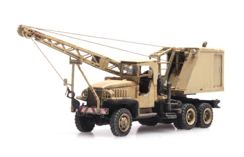 GMC 353 Camion-grue N 1:160 Modèle fini en résine, peint Artitec 316.071  