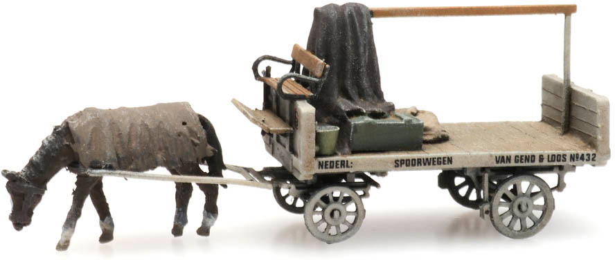 Camion à chevaux VG&amp;L N 1:160 Modèle fini en résine, peint Artitec 316.079  