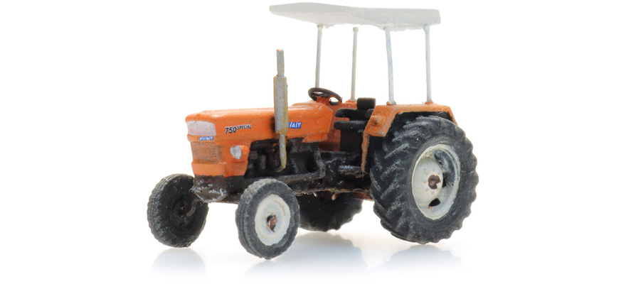 Tracteur agricole Fiat 750 N 1:160 Modèle fini en résine, peint Artitec 316.085  