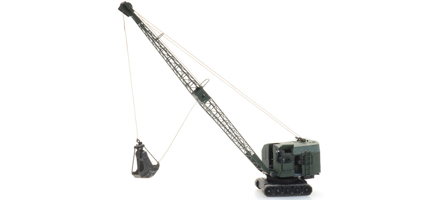 Bondy Grue sur chenilles SNCF N 1:160 Modèle fini en résine, peint Artitec 316.104  