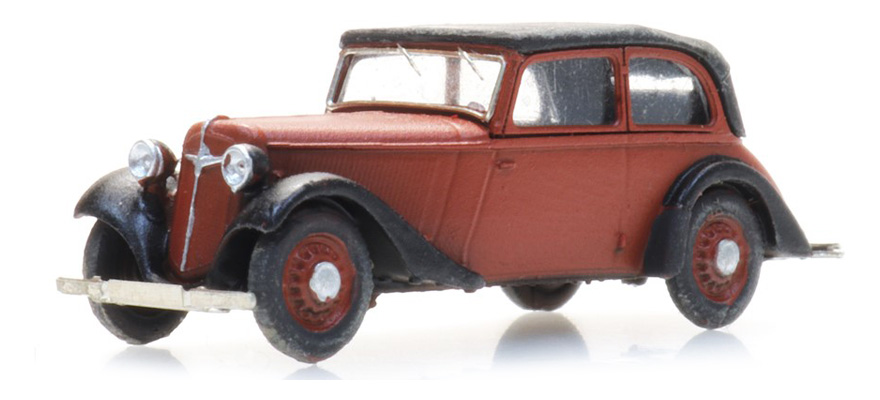Adler Trumpf Junior cabriolimousine Capote fermée N 1:160 Modèle fini en résine, peint Artitec 316.114  