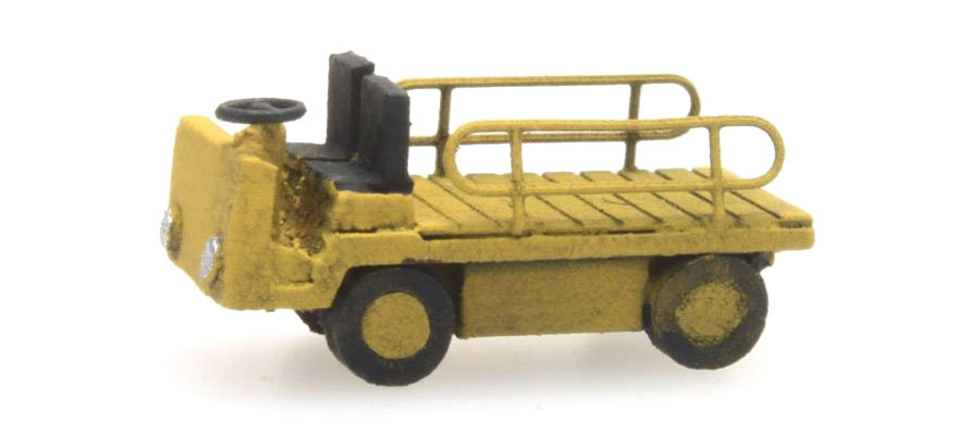 Diable électrique pour quai de gare jaune Z 1:220 Modèle fini en résine, peint Artitec 322.011  