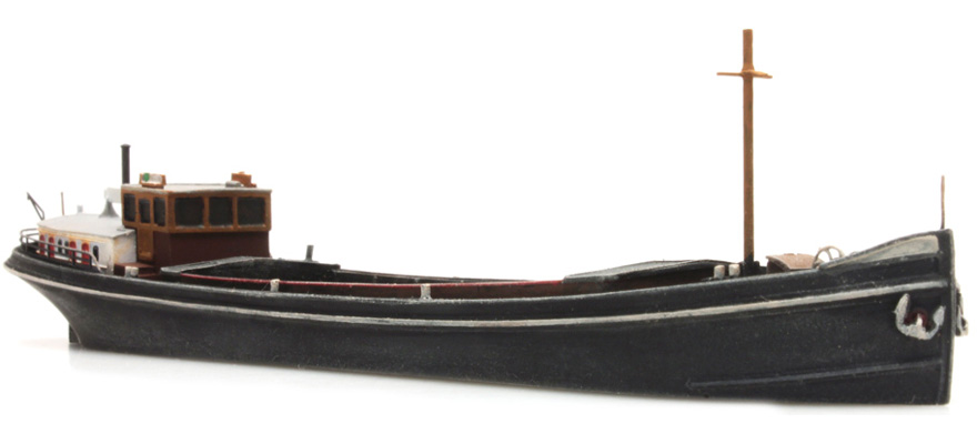 Péniche rhénane 150 tonnes 'Helena Z 1:220 Modèle fini en résine, peint Artitec 322.042  