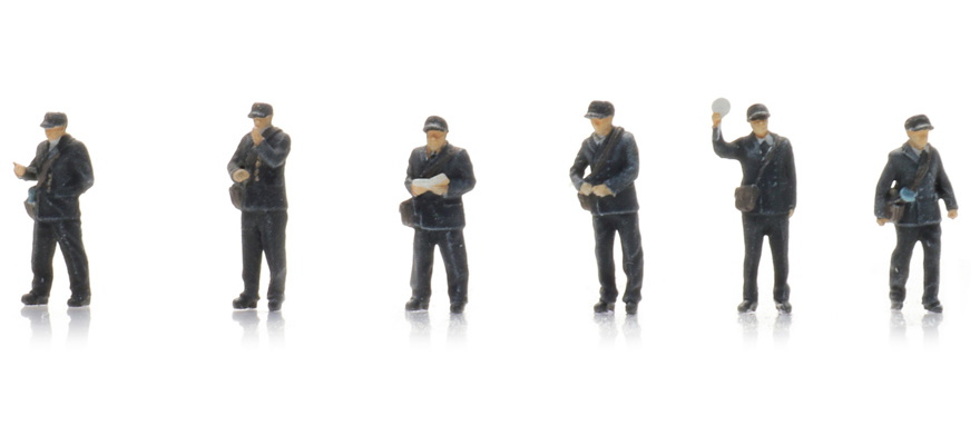 NS Schaffner 1950-70 (6x) N 1:160 Modèle fini Figurines, peintes Artitec 5160006  