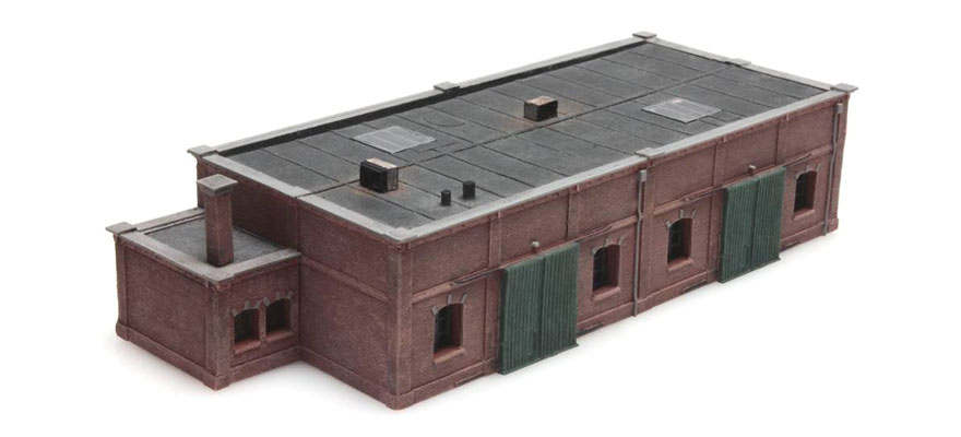 [Artitec 7220019  ] Bâtiment de stockage en briques Z 1:220 Kit en résine (PU), non peint Artitec 7220019  