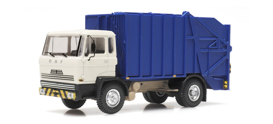 DAF cabine basculante Kab A benne à ordures H0 1:87 Modèle fini en plastique, peint Artitec 487.051.03  