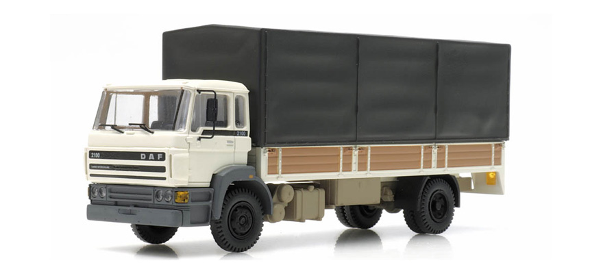 DAF Cabine basculante Plateau Kab B blanc H0 1:87 Modèle fini en plastique, peint Artitec 487.053.02  