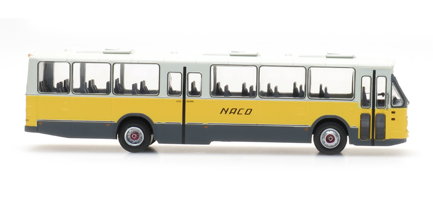 Bus régional NACO 2047, Leyland, sortie centre H0 1:87 Modèle fini en plastique, peint Artitec 487.070.08  