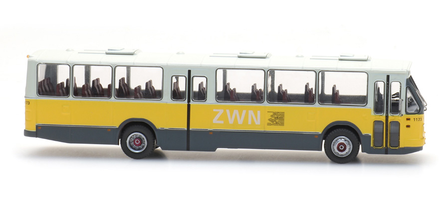 Bus régional ZWN 1173, Leyland, sortie centre H0 1:87 Modèle fini en plastique, peint Artitec 487.070.23  