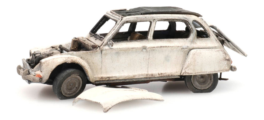 Citroën Dyane série RIP H0 1:87 Modèle fini en résine, peint Artitec 487.601.05  