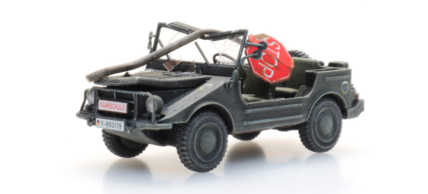 Série DKW Munga RIP H0 1:87 Modèle fini en résine, peint Artitec 487.601.07  