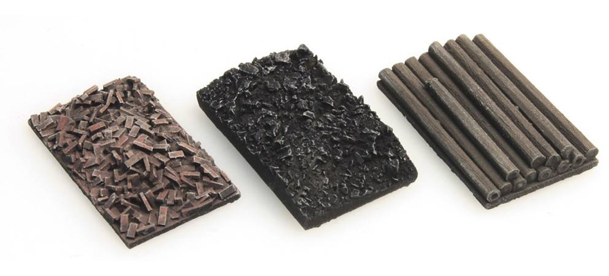 Chargement du conteneur : charbon, poutres, gravats H0 Chargement conteneur DAF 31mm x 12mm Artitec 487.801.02  