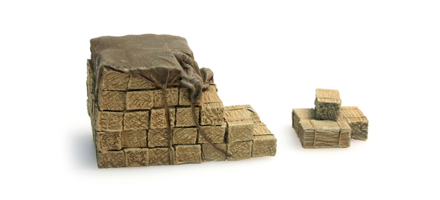 Chargement camion : balles de foin H0 Dimensions du chargement 53mm x 22mm Artitec 487.801.50  