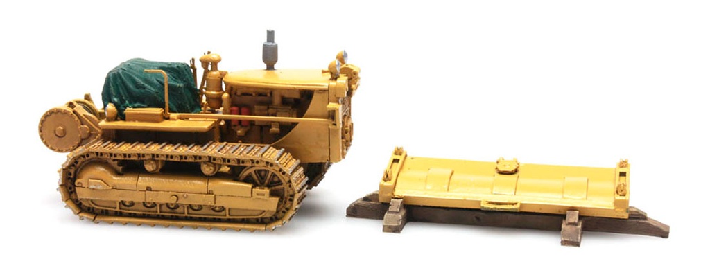 Chargement : bulldozer D7 H0 Dimension du chargement 75 x 25mm Artitec 487.801.55  