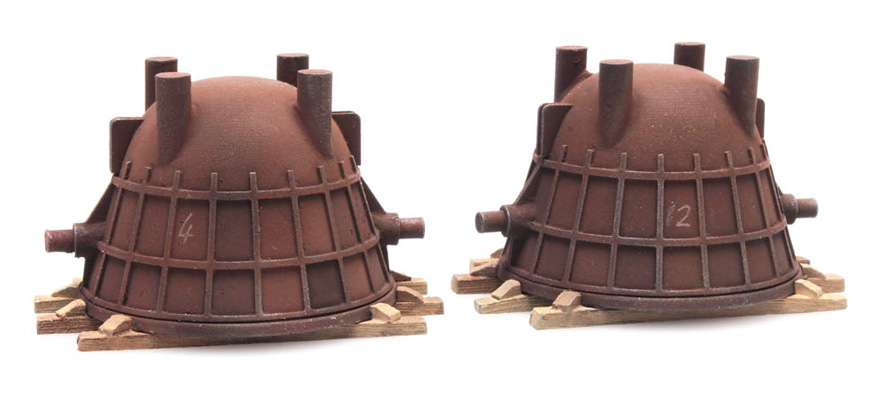 Chargement : Deux poches à scories H0 Dimension du chargement 50 x 40mm (2x) Artitec 487.801.56  